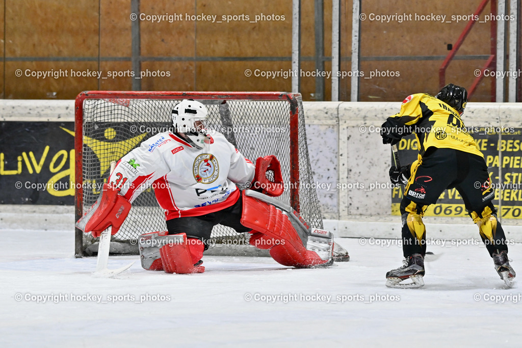 EC Spittal Hornets vs. ESV Ferlach 16.12.2023 | #98 Thalhammer Dominic, #31 Kocheim Marc