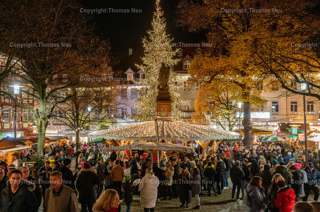 DSC_9422 | Bensheim, Weihnachtsmarkt, Weihnachtsbeluchtung, Innenstadt, ,, Bild: Thomas Neu