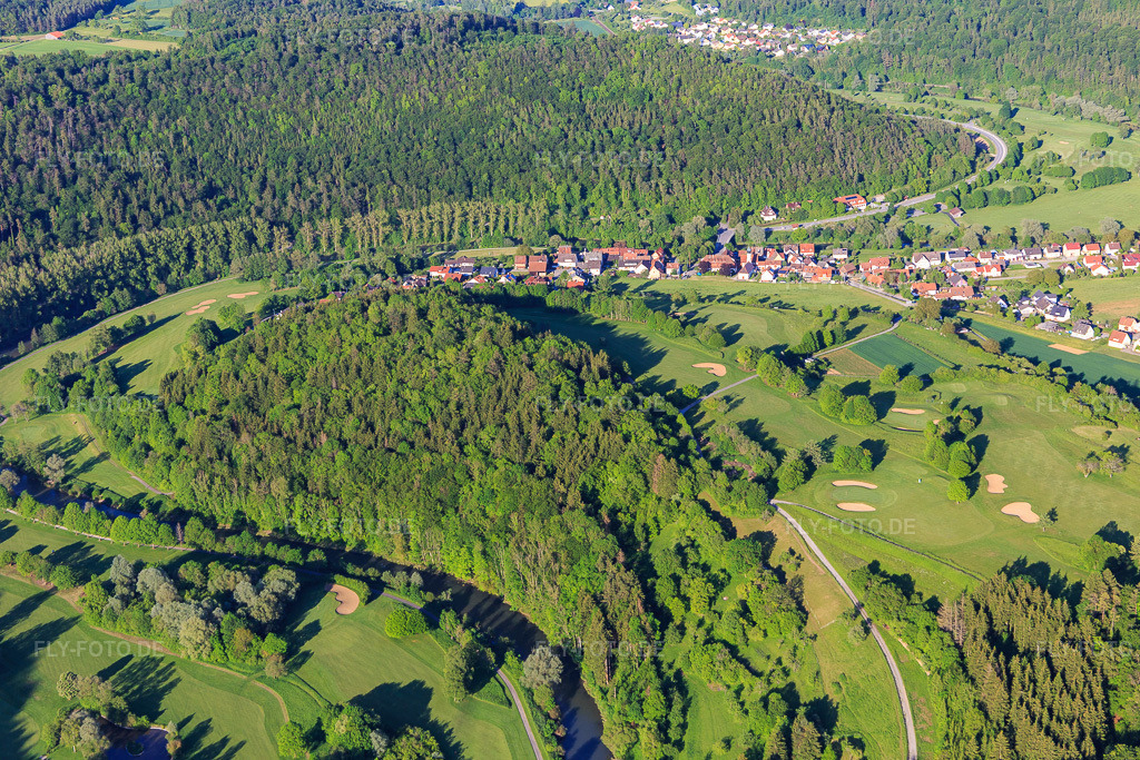 Luftbild: Hotel Schloss Weitenburg im Ortsteil Börstingen in Starzach im Bundesland Baden-Württemberg in Deutschland. Foto: IMG_114791.jpg vom 31.05.2019 durch Werner Riehm/FLY-FOTO.de