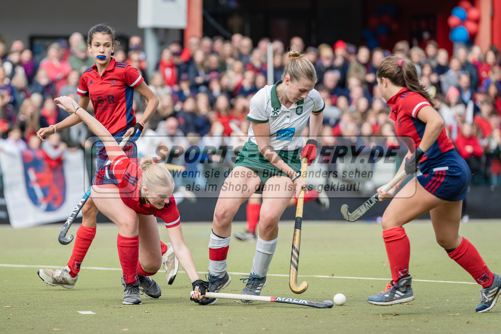 HK_20231022_106097 | Finale Deutsche Meisterschaft Feld WU16 Uhlenhorst Mülheim - Düsseldorfer HC am 22.10.2023 DHC, Düsseldorf ,