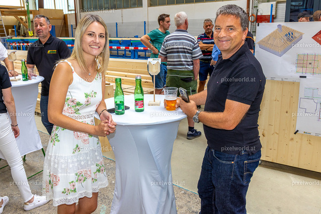 Maschinenpräsentation bei Holzbau Bretis