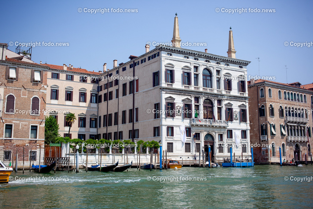 Italien_ Venedig_ Bezos_ 23.06.2025-8 | 23.06.2025, Italien, ITA, Venetien, Venedig, im Bild Venedig, Stadtansichten, Jeff Bezos, Hochzeit, Italien, Canale Grand, Luxury Hotel, Italy, Aman Hotel, Venice, Feature, Symbolbild, Creativ, Kreativ