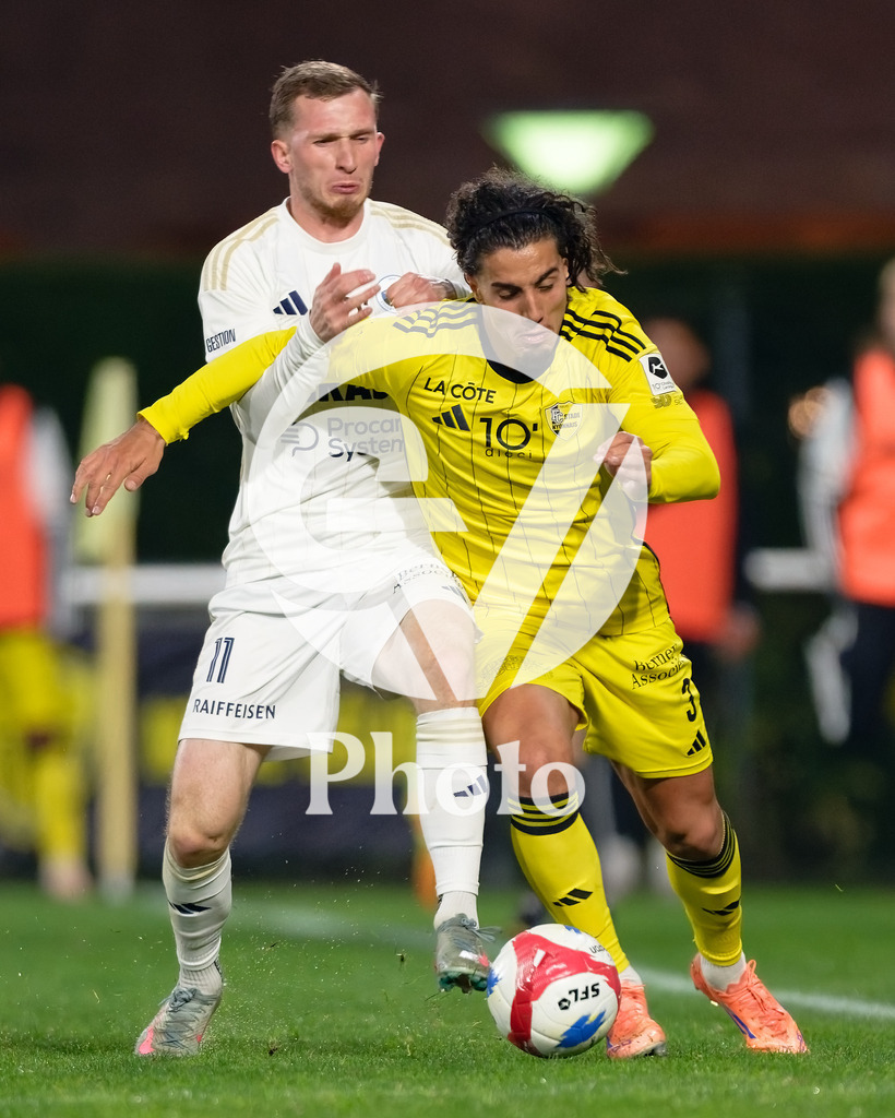 dieci Challenge League - FC Stade Nyonnais v Etoile Carouge FC |  during the dieci Challenge League match between FC Stade Nyonnais and Etoile Carouge FC at Centre sportif de Colovray in Nyon, Switzerland