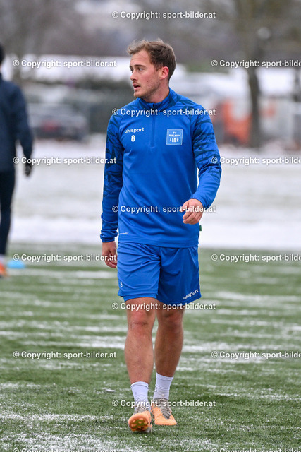 AUT, FC Blau Weiss Linz Trainingsstart Fruehjahr 2023-24 | 08.01.2024, Linz, AUT, FC Blau Weiss Linz Trainingsstart Fruehjahr 2023-24, im Bild Simon Josef Alois Pirkl (Blau Weiss Linz)