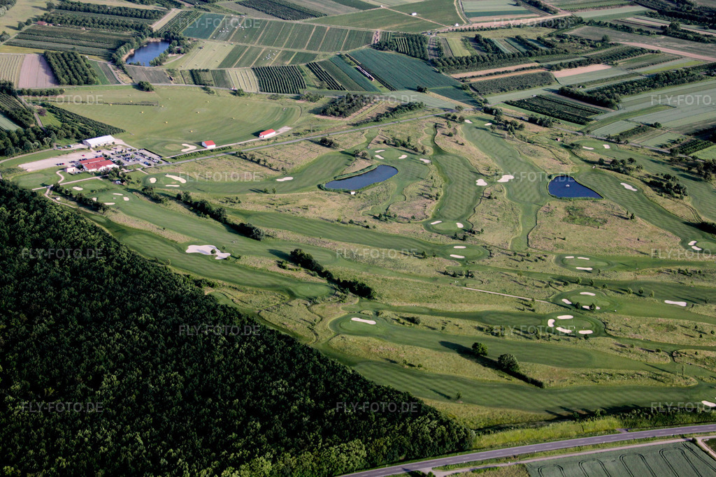 Luftbild: Gelände des Golfplatz Golfclub Urloffen im Ortsteil Zimmern im Ortsteil Urloffen in Appenweier im Bundesland Baden-Württemberg in Deutschland.Foto: IMG_18867.jpg vom 03.06.2009 durch Werner Riehm/FLY-FOTO.de