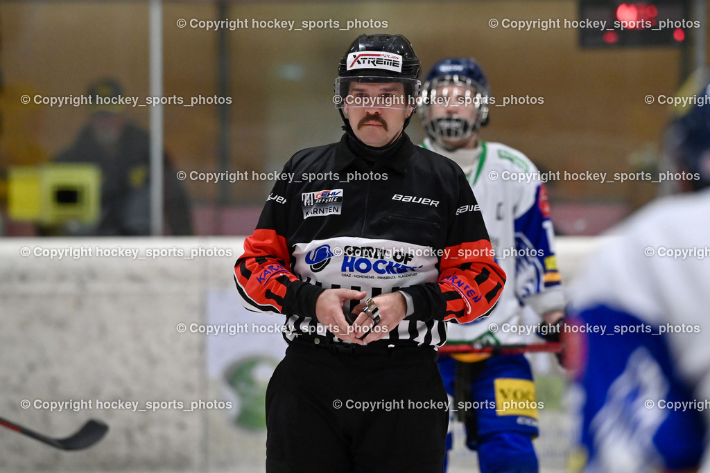 MET PHOTOVOLTAIK HORNETS SPITTAL vs. EC VSV juniors U20  | WIDMANN Florian Referee, MET PHOTOVOLTAIK HORNETS SPITTAL vs. EC VSV juniors U20 , MET PHOTOVOLTAIK HORNETS SPITTAL vs. EC VSV juniors U20  am 05.11.2024 in Spittal an der Drau (Goldeck Stadion), Austria, (Photo by Bernd Stefan)