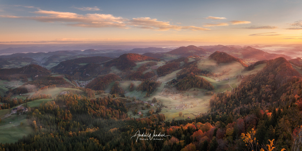 Ausblick über das Baselland (2:1 Format) | Andre Wandrei - Nature Artworx - Realisiert mit Pictrs.com