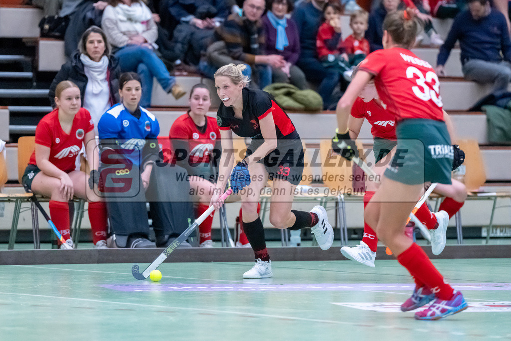 HK_20241214_100110 | 2. Bundesliga Halle Damen Crefelder HTC - DSD Düsseldorf am 14.12.2024 Halle Glockenpitz, Krefeld ,