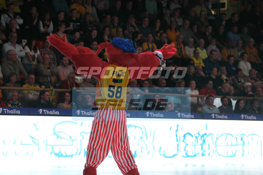 Phoenix Hagen - Eisbären Bremerhaven | Maskottchen Felix - © Sportfoto-Sale (MK) - Realisiert mit Pictrs.com