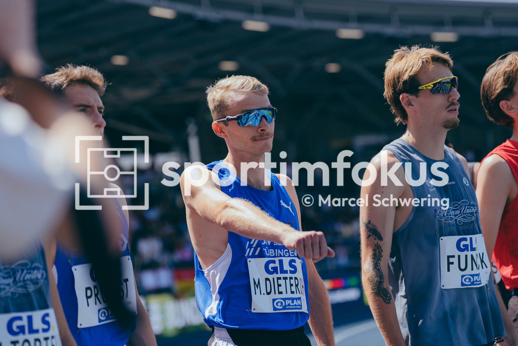 Deutsche Meisterschaften der Frauen und Männer 2026 | Max Dieterich, LAV Stadtwerke Tübingen, 1500-Meter-Lauf, Halbfinale, Deutsche Meisterschaften der Frauen und Männer 2026, Lohrheidestadion Bochum-Wattenscheid, 25.07.2026. Foto: Marcel Schwering / sportimfokus - Realisiert mit Pictrs.com