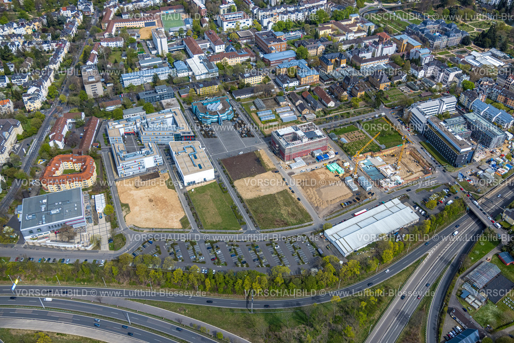 Bonn220403562 | Luftbild, Rheinische Friedrich-Wilhelms-Universität Bonn, Baugebiet an der Campusallee, Endenich, Bonn, Rheinland, Nordrhein-Westfalen, Deutschland