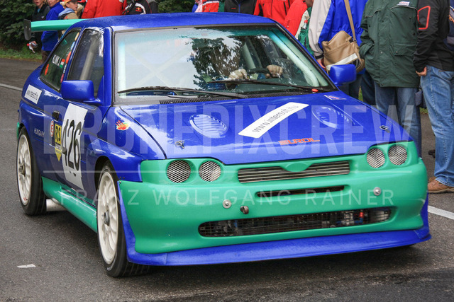 International Hill Climb Esthofen – St. Agatha 2008    | Race car action at the International Hill Climb Esthofen – St. Agatha, held on September 20–21, 2008, in Upper Austria. The image shows KLINK Janos (Ford Escort Cosworth).     