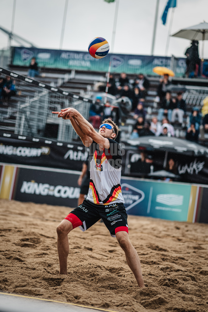 Beachvolleyball | Männer | Queen and King of the Court | Hamburg | 31.05.2024 | Milan Sievers