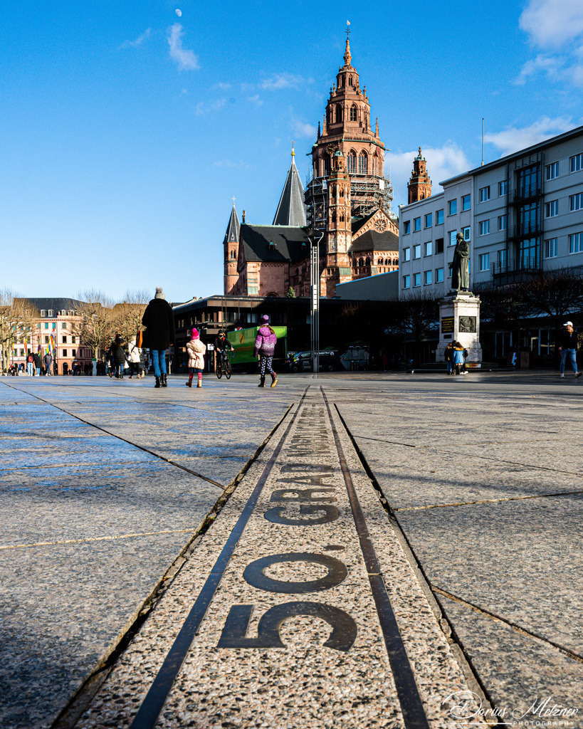 Die 50. Grad Linie in Mainz | Die 50. Grad Linie in Mainz