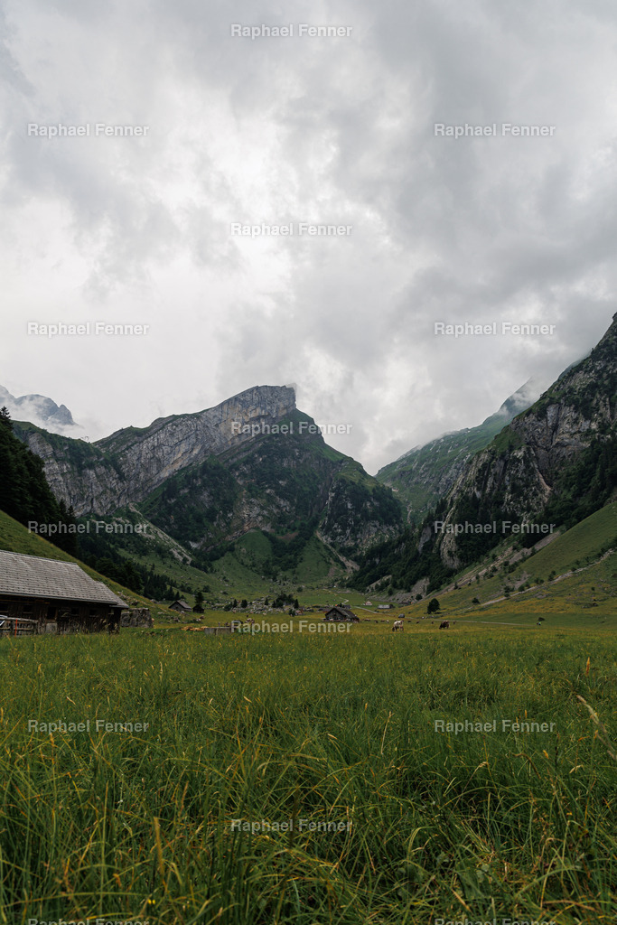 Berglandschaft beim Seealpsee | Erlebe eindrucksvolle Landschaftsfotografie aus dem Engadin und darüber hinaus. Raphael Fenner bietet zudem professionelle Fotoaufträge für Hochzeiten, Porträts und Unternehmen. Jetzt entdecken und inspirieren lassen!