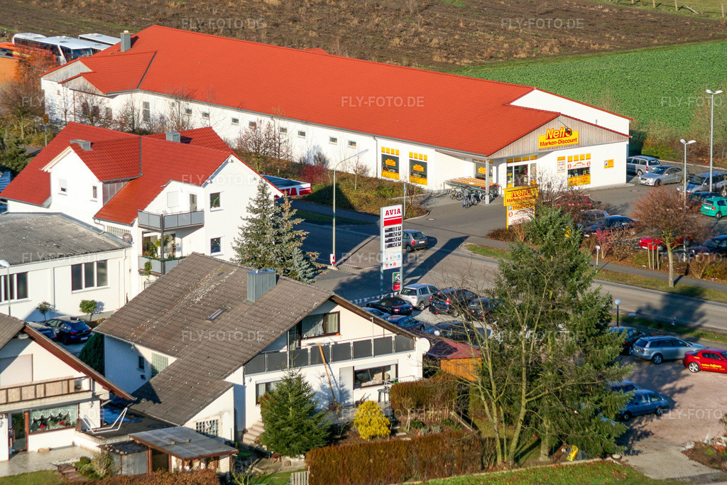Luftbild: Netto in Hatzenbühl im Bundesland Rheinland-Pfalz in Deutschland. Foto: IMG_0186.jpg vom 10.12.2005 durch Werner Riehm/FLY-FOTO.de