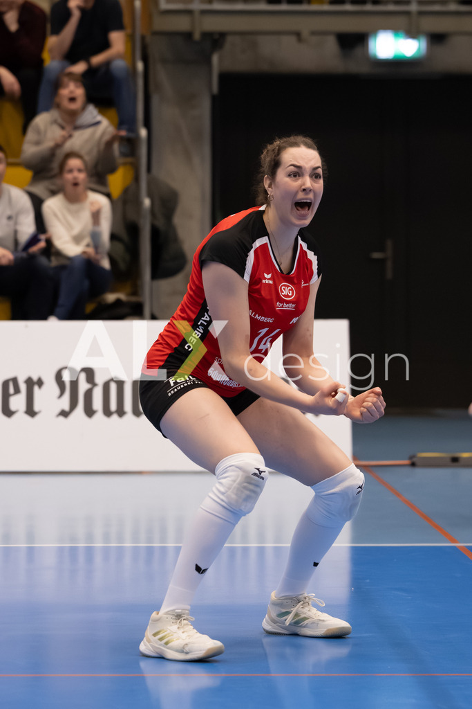 Volleyball I Frauen I Saison 2025-2026 I Volleyball NLA | Women I Round 16 I VC Kanti Schaffhausen - Viteos NUC I 31.01.2026 | 14 Josipa Marković (HR) (VC Kanti Schaffhausen) – Aussen - Realisiert mit Pictrs.com