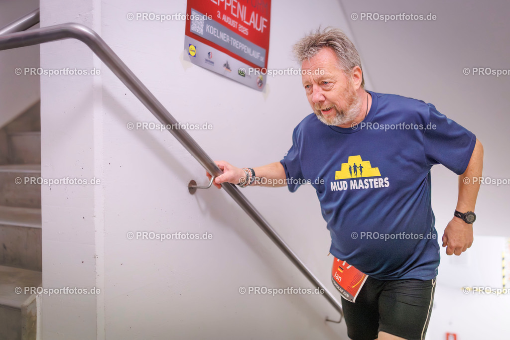 KölnTurm Treppenlauf; Köln, 03.08.2025 | Impressionen vom KölnTurm Treppenlauf am 03.08.2025 in Köln (Nordrhein-Westfalen). 