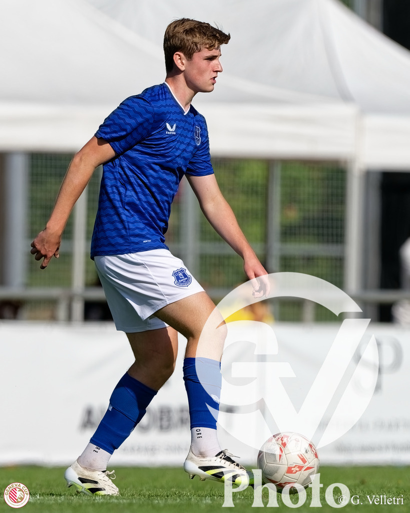 GenevaCup Group Phase - FC Meyrin v Everton FC | during the GenevaCup Group Phase match between FC Meyrin and Everton FC at Stade des Arberes in Meyrin, Switzerland