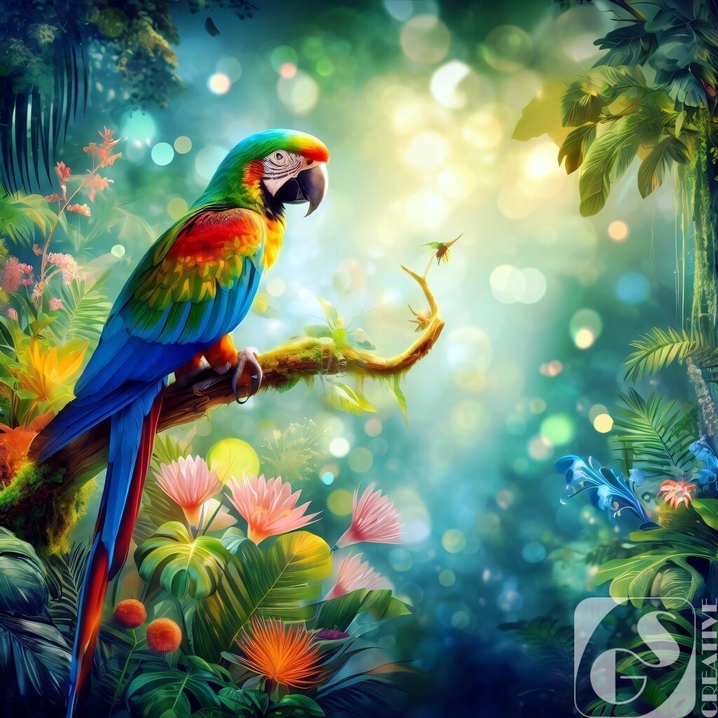 Parrot in the jungle | Fotogeschenke aller Art, kostenlose Games und die schönsten KI-Bilder in 4K Qualität. Egal ob als Download, Leinwand, Kalender usw... Jetzt günstig bestellen!
 - Realisiert mit Pictrs.com