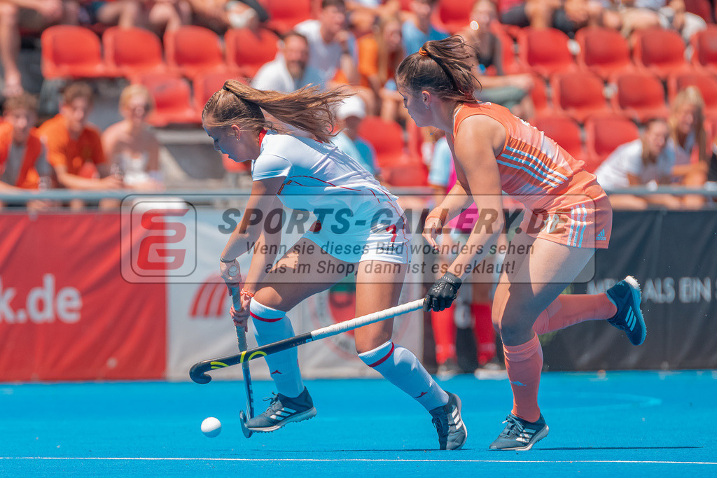 HK_20230711_101082 | Euro Hockey WU18 Spain vs Netherlands Championship Girls &amp; Boys am 11.7.2023 CHTC , Krefeld ,