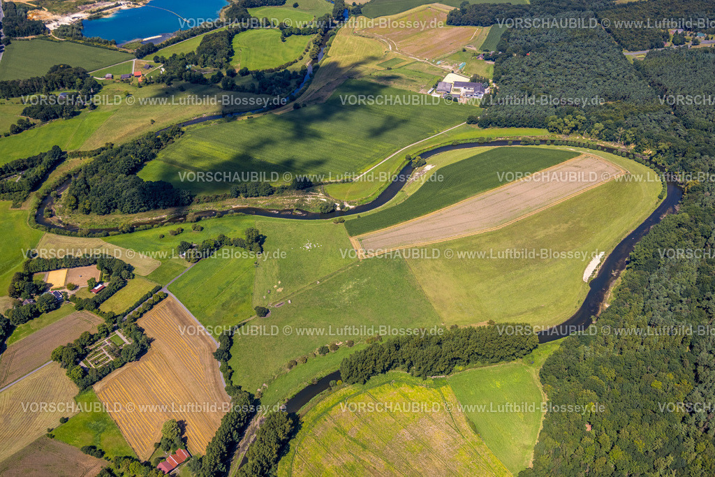 Datteln240801698Lippe_Vogelsang300dpi | Luftbild, Lipperenaturierung, Lippeschleife, Lippeverlauf, Fluss Lippe, Lippeverband, Datteln, Datteln, Ruhrgebiet, Nordrhein-Westfalen, Deutschland