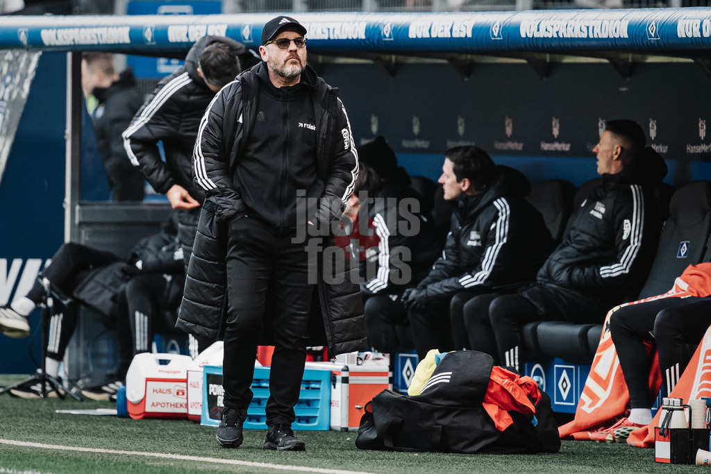 Fußball | Männer | Saison 2025/2026 | 1. Fußball-Bundesliga | 22. Spieltag | Hamburger SV vs. 1. FC Union Berlin | 14.02.2026 | Trainer Steffen Baumgart (1. FC Union Berlin)