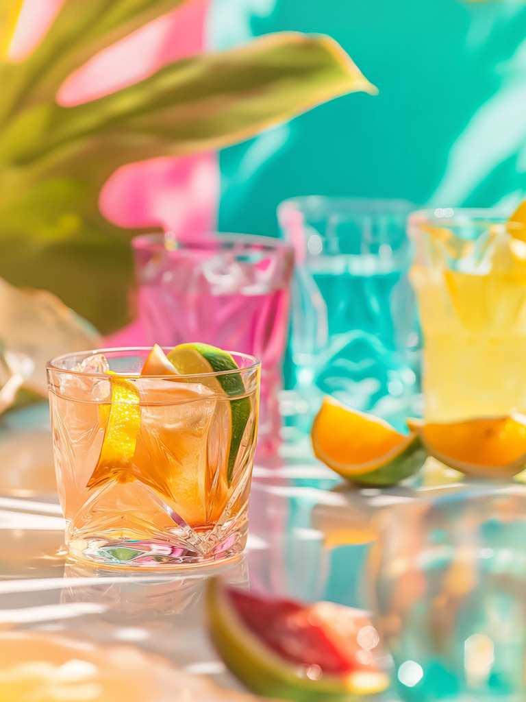 2405025 - Sommerliche Drinks | Ein Motiv voll sommerlicher Atmosphäre im Stil einer Fotografie.