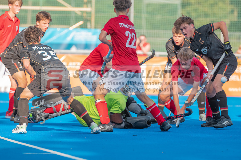 HK_20230710_100892 | Euro Hockey MU18 Austria - Germany Championship Girls &amp; Boys am 10.7.2023 CHTC , Krefeld ,