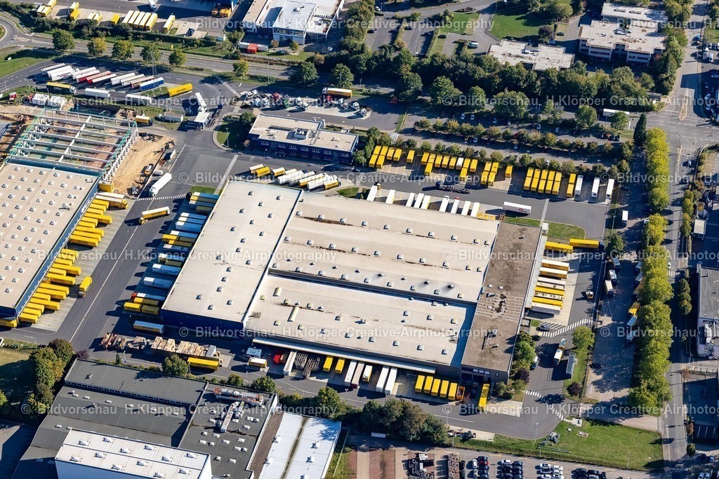 Lufbilder Alsdorf-5934 | Lagerhallen und Speditionsgebäude DACHSER SE an der Carl-Zeiss-Straße, Max-Planck-Straße, Hoengener Straße in Alsdorf im Bundesland Nordrhein-Westfalen, Deutschland - Realisiert mit Pictrs.com
