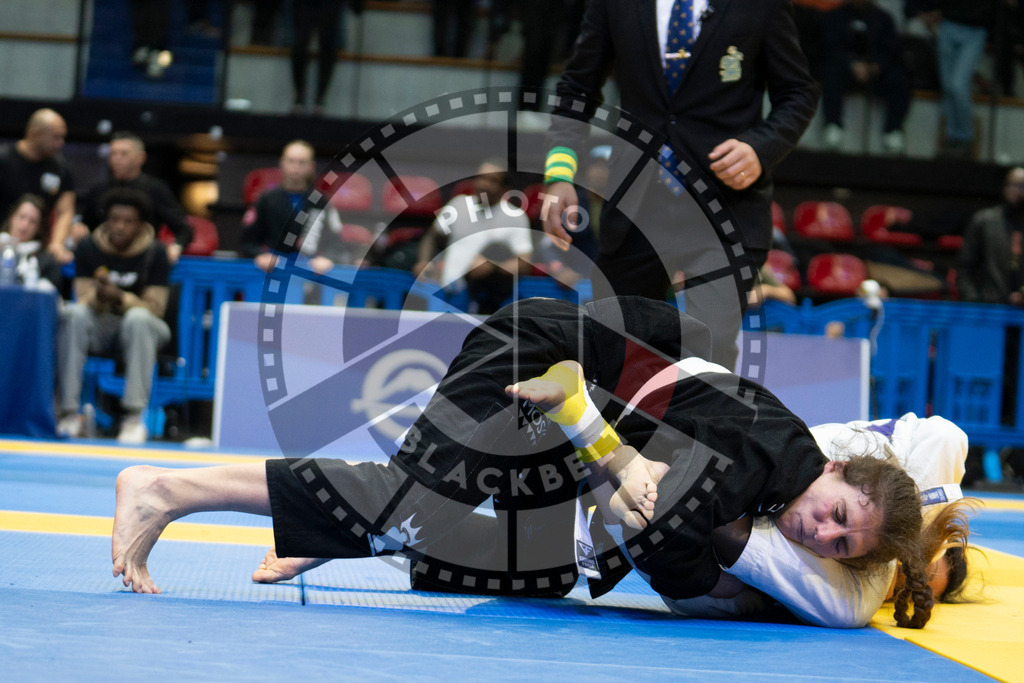 20240119PBB3135 | Fighters compete during the IBJJF European Championship in Paris, France, on January 19, 2024.