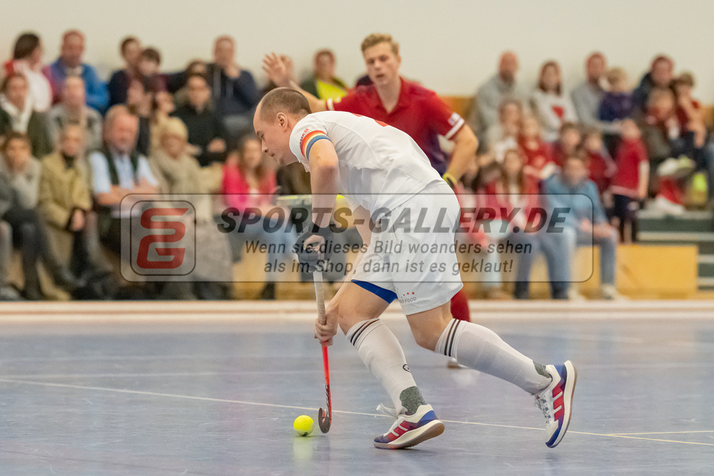 HK_20230107_102257 | 1. Bundesliga ( Halle ) Herren Düsseldorfer HC -  Crefelder HTC am 7.1.2023 Düsseldorfer HC, Düsseldorf, Ehling Jonathan ( Crefelder HTC #22 )