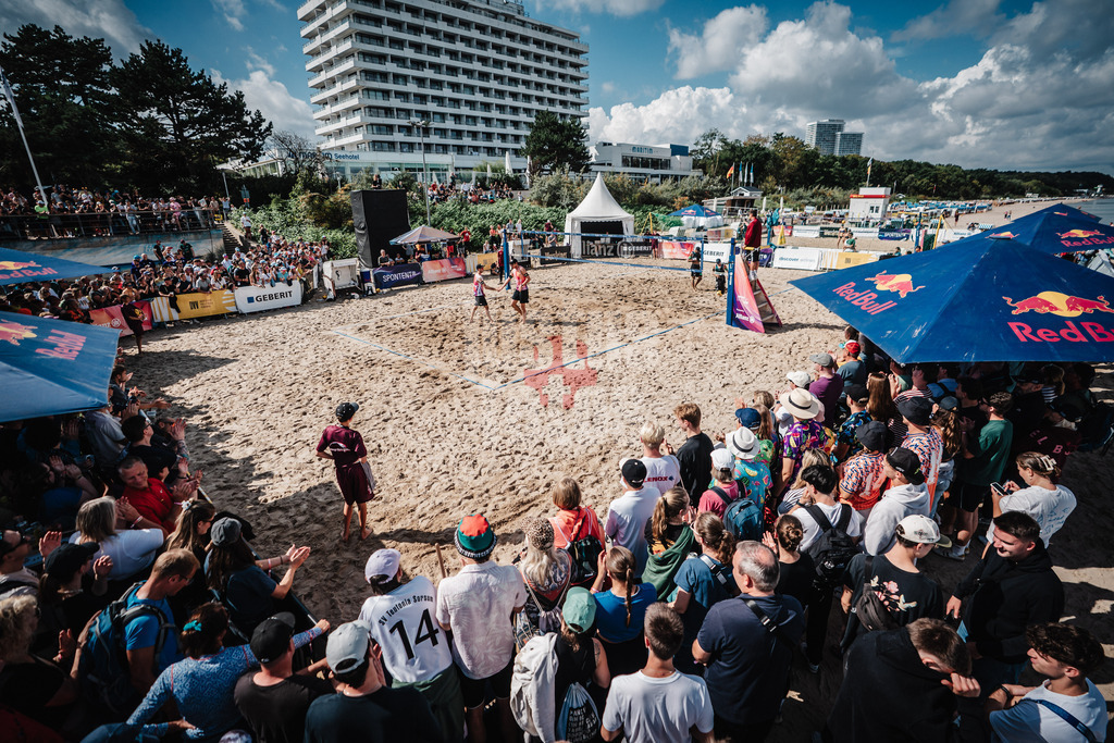 Beachvolleyball | Männer | Deutsche Meisterschaften 2025 Timmendorfer Strand | 05.09.2025 | Der volle Nebencourt