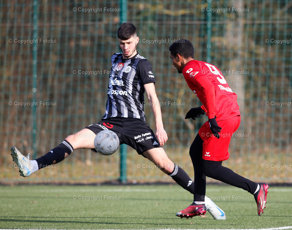 A_LUI_250125_04 | SPORT FUSSBALL TESTSPIEL ASKOE OEDT -SK DYNAMO BUDWEIS 25.01.2025 IM BILD: VALDIR HENRIQUE   ( OEDT)    FOTO:FOTOLUI