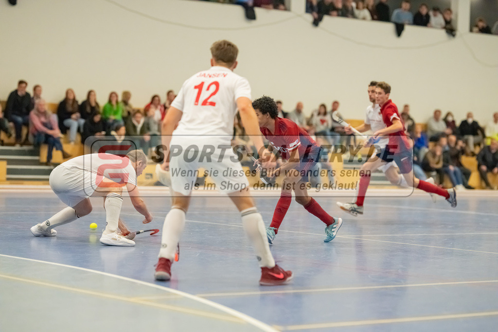 HK_20230107_102329 | 1. Bundesliga ( Halle ) Herren Düsseldorfer HC -  Crefelder HTC am 7.1.2023 Düsseldorfer HC, Düsseldorf , van Laak Max ( Crefelder HTC #5 )