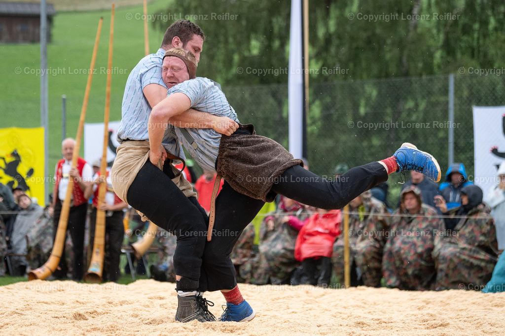 Schwingen -  Appenzeller Kantonal Schwingfest 2024 | Hundwil, 7.7.24, Schwingen - Appenzeller Kantonal Schwingfest.