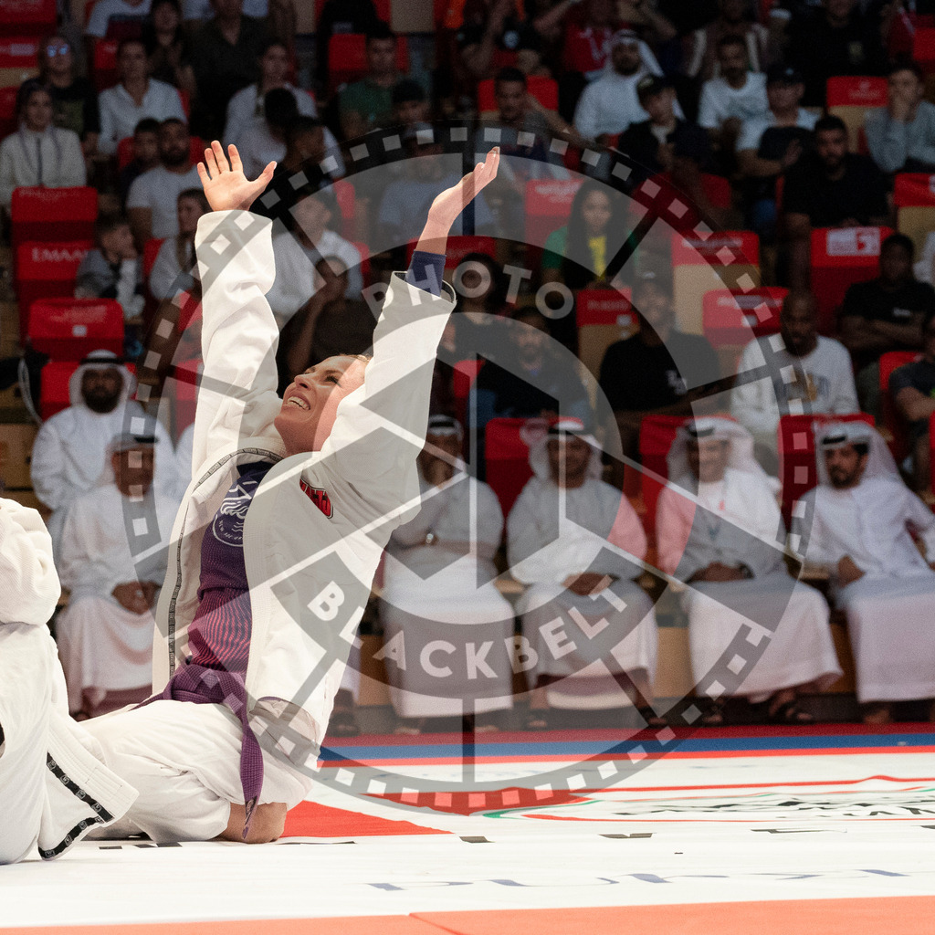 20231106PBB2763 | Fighters compete during the AJP World Master Championship in the Mubadala Arena in Abu Dhabi, Arab United Emirates, on November 6, 2023.
