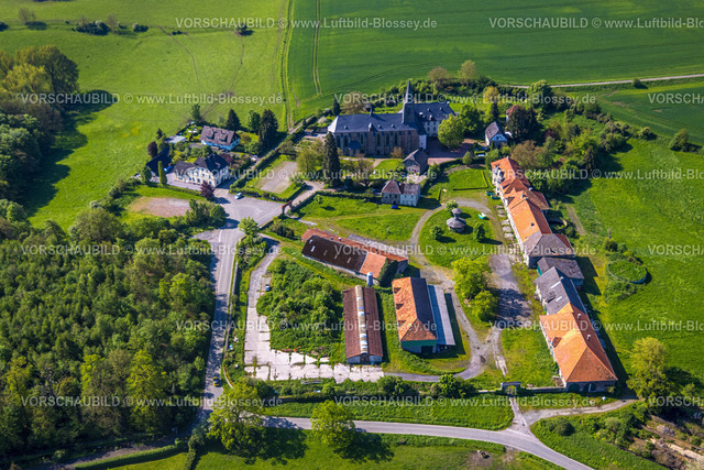 Arnsberg230500359 | Luftbild, Kloster Oelinghausen, KIrche St. Petri, Holzen, Arnsberg, Sauerland, Nordrhein-Westfalen, Deutschland