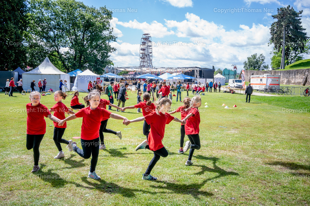 DSC_4405 | Lorsch, Stadtmitte: Johannisfest (erstmals auch mit Sport-Aktionen 11-14 Uhr auf der Klosterwiese mit der Tvgg; ,, Bild: Thomas Neu