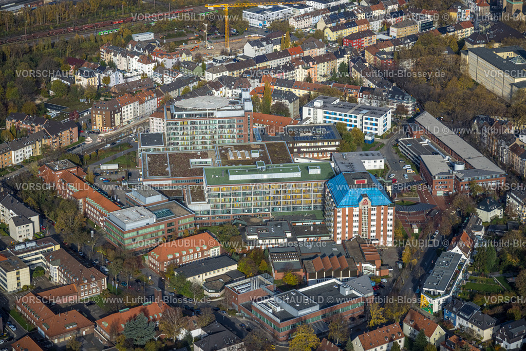 Bochum221100859 | Luftbild, Universitätsklinikum Bergmannsheil, Südinnenstadt, Bochum, Ruhrgebiet, Nordrhein-Westfalen, Deutschland
