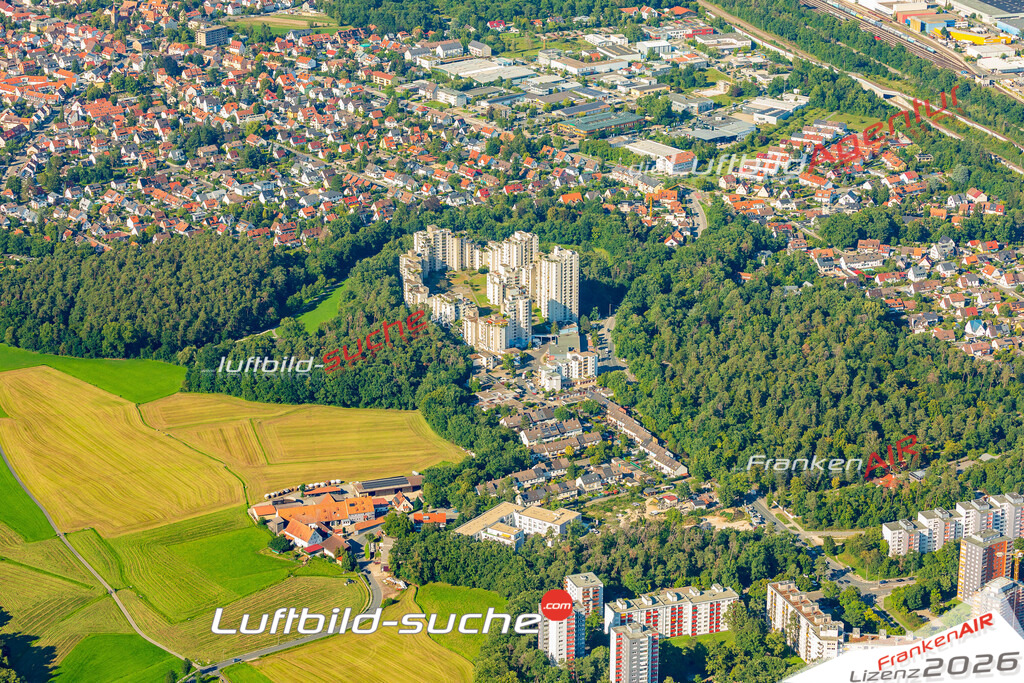 Luftaufnahme von Koppenhof Wohnen Nürnberg Bild- Das Luftbild wurde 2025 vom UL-Flugzeug heraus erstellt ( keine Drohne ) - Hochauflösende Luftaufnahme -Nicht vergleichbar mit Google Maps oder Satelittenbilder- Die Geschenkidee !Mit Lizenz und Bildrechte bestellbar