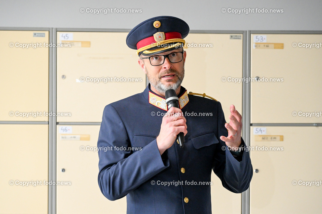 Polizei_ Ehrung verdienter Beamten_ 21.03.2023-11 | 21.03.2023, Petzoldstrasse, AUT, Polizei Stuetzpunkt SIG, Ehrung verdienter Beamte, im Bild Andreas Pilsl (Landespolizeidirektor Ooe)