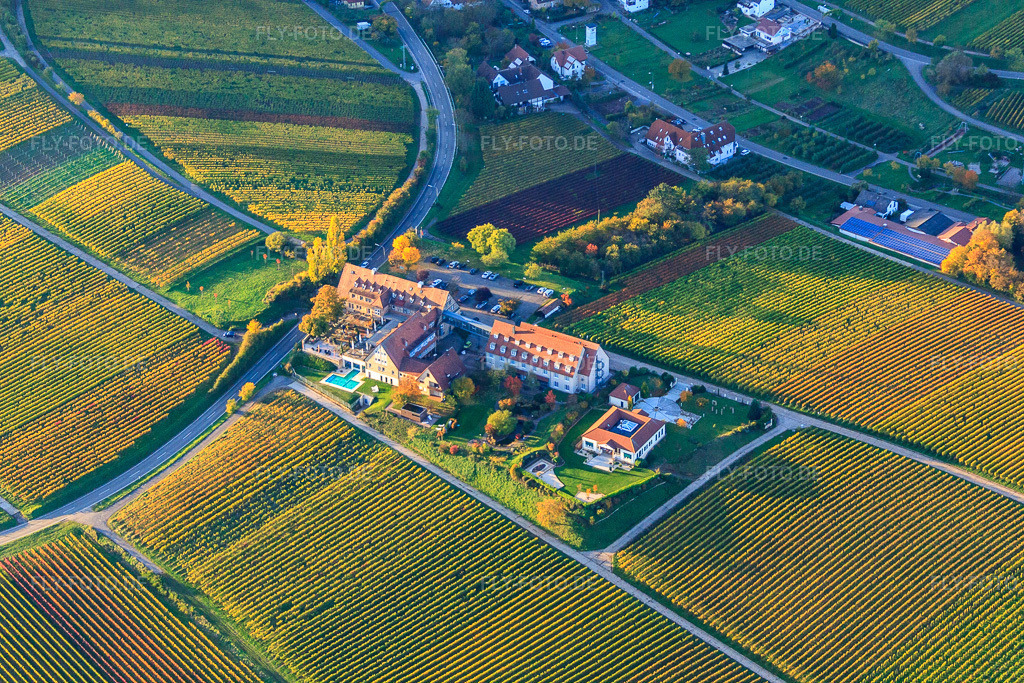 Luftbild: Hotel Leinsweiler Hof in Leinsweiler im Bundesland Rheinland-Pfalz in Deutschland. Foto: IMG_60618.jpg vom 24.10.2013 durch Werner Riehm/FLY-FOTO.de