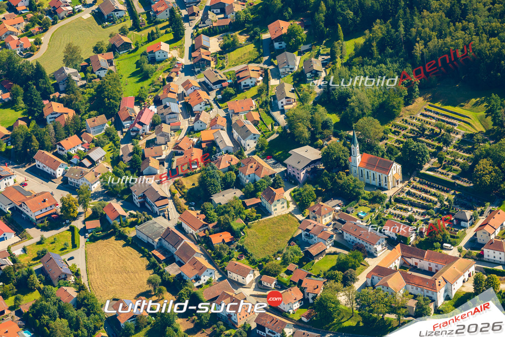Luftaufnahme von  Hohenwarth - Die Luftaufnahme wurde 2025 vom UL-Flugzeug heraus erstellt ( keine Drohne ) - Hochauflösende Luftaufnahme - für professionelle Ausdrucke geeignet. Die Geschenkidee !Mit Lizenz und Bildrechte bestellbar