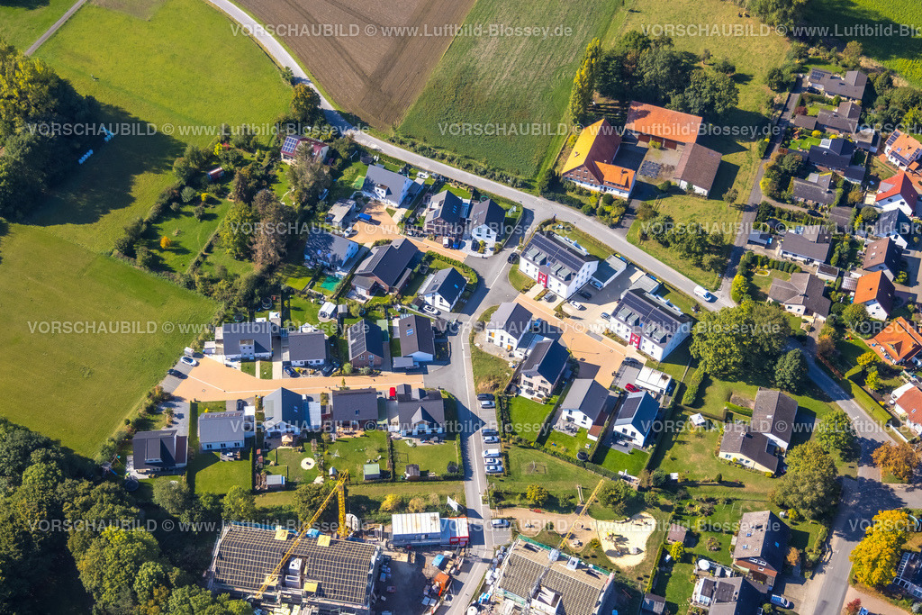 Unna220902981 | Luftbild, Baustelle und Neubaugebiet Große-Oetringhaus-Straße, Hemmerde, Unna, Ruhrgebiet, Nordrhein-Westfalen, Deutschland