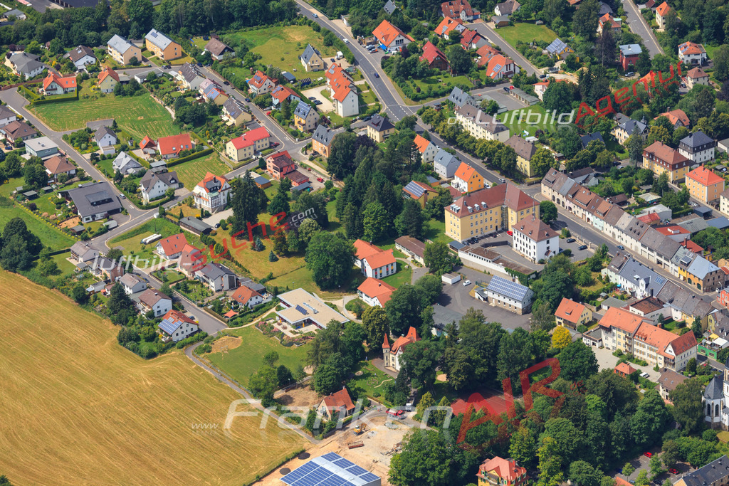 Luftbild von  Wunsiedel - Luftaufnahme wurde 2016 von https://frankenair.de mittels Flugzeug (keine Drohne) erstellt - die Geschenkidee