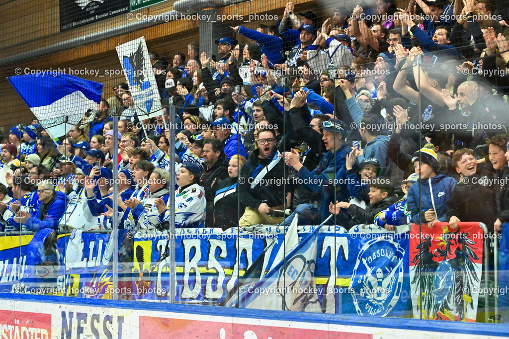 EC VSV vs. HC Bozen 16.2.2024 | EC VSV Fans, Absolut Villach,EC VSV vs. HC Bozen 16.2.2024, EC VSV vs. HC Bozen 16.2.2024 am 16.02.2024 in Villach (Stadthalle Villach), Austria, (Photo by Bernd Stefan)