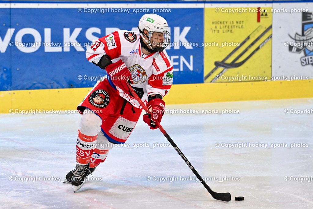 ESC Sparkasse Steindorf vs. ESV Ferlach | #11 Toff Nico ESV Ferlach, ESC Sparkasse Steindorf vs. ESV Ferlach, ESC Sparkasse Steindorf vs. ESV Ferlach am 22.02.2026 in Steindorf  (Ossiachersee Halle ), Austria, (Photo by Bernd Stefan)