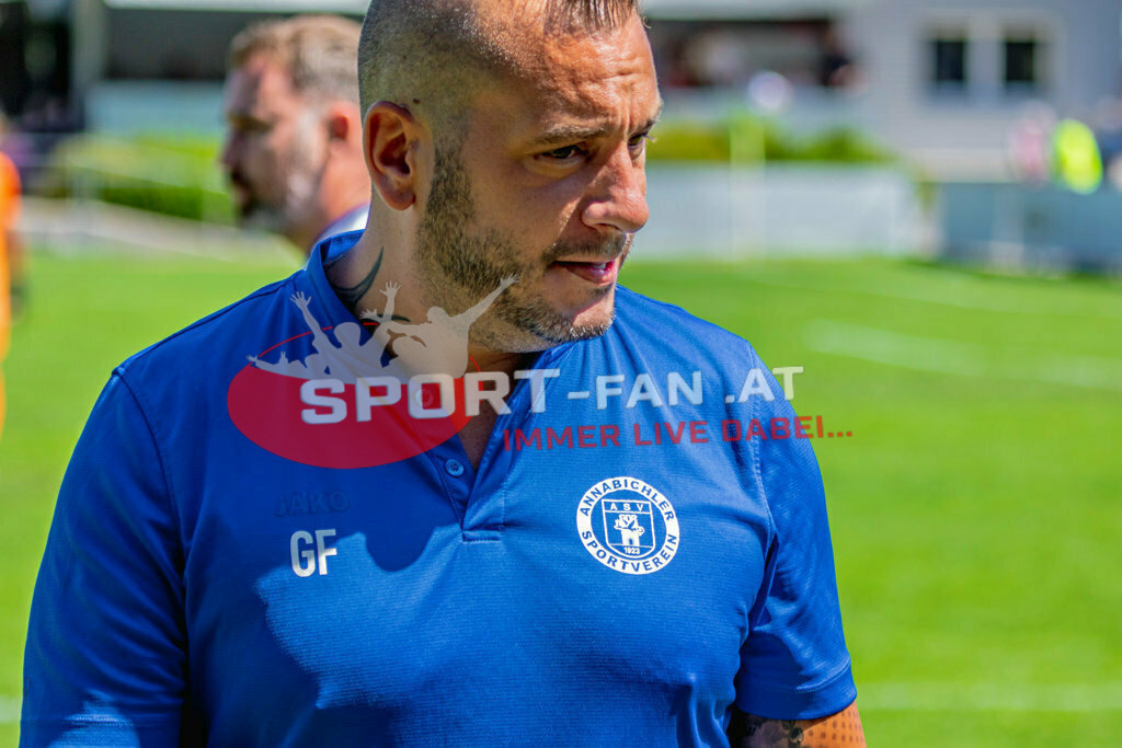 ASV Klagenfurt - Donau Klagenfurt | Florian Görgei  (Co-Trainer ASV Klagenfurt) ; ASV Klagenfurt - Donau Klagenfurt am 31.07.2022 in Klagenfurt
(ASV Platz Annabichl), AUSTRIA, (Photo by Ernst Krawagner sport-fan.at) - Realisiert mit Pictrs.com