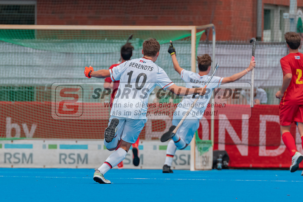 HK_20230715_102541 | Euro Hockey MU18 SF2 Spain vs Germany Championship Girls &amp; Boys am 15.7.2023 CHTC , Krefeld ,